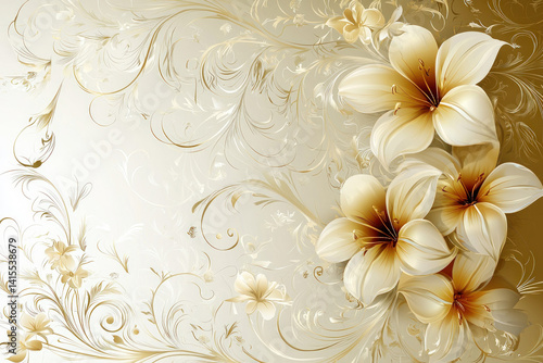 A romantic wedding invitati...