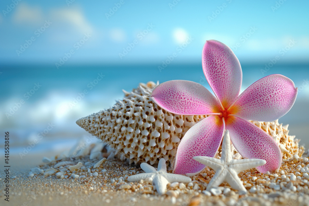 A serene sand beach background that evokes relaxation and summer fun.