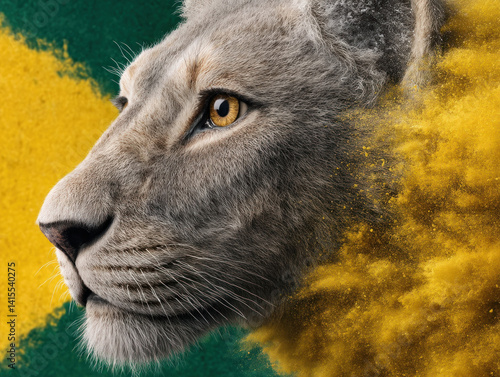 An artistic depiction of a ...