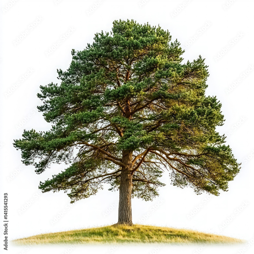 big tree isolated