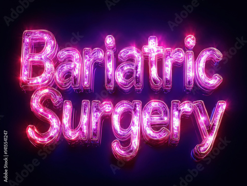 Bariatric Surgery 3d text