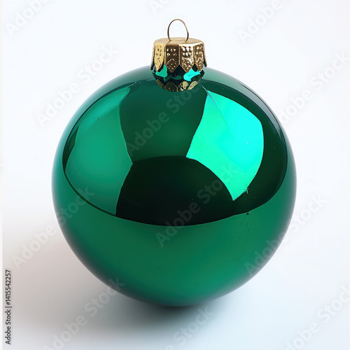 Obraz na płótnie green christmas ball isolated w salonie