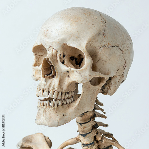 Obraz na płótnie human skeleton isolated w salonie