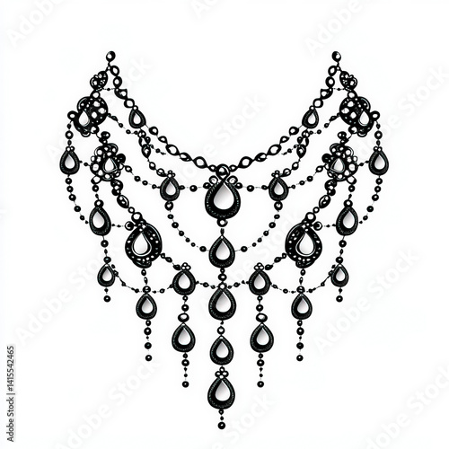 jewelry silhouette , black ...