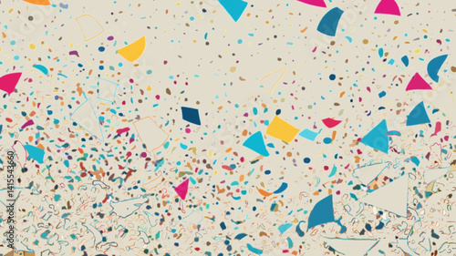 Celebration Confetti Abstract Background