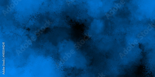 Abstract vibrant digital deep blue and black cloud-like texture. misty, smoky atmosphere with shades of blue and scattered patches of dark shadow. Moody atmosphere  with calming energy slightly cosmic