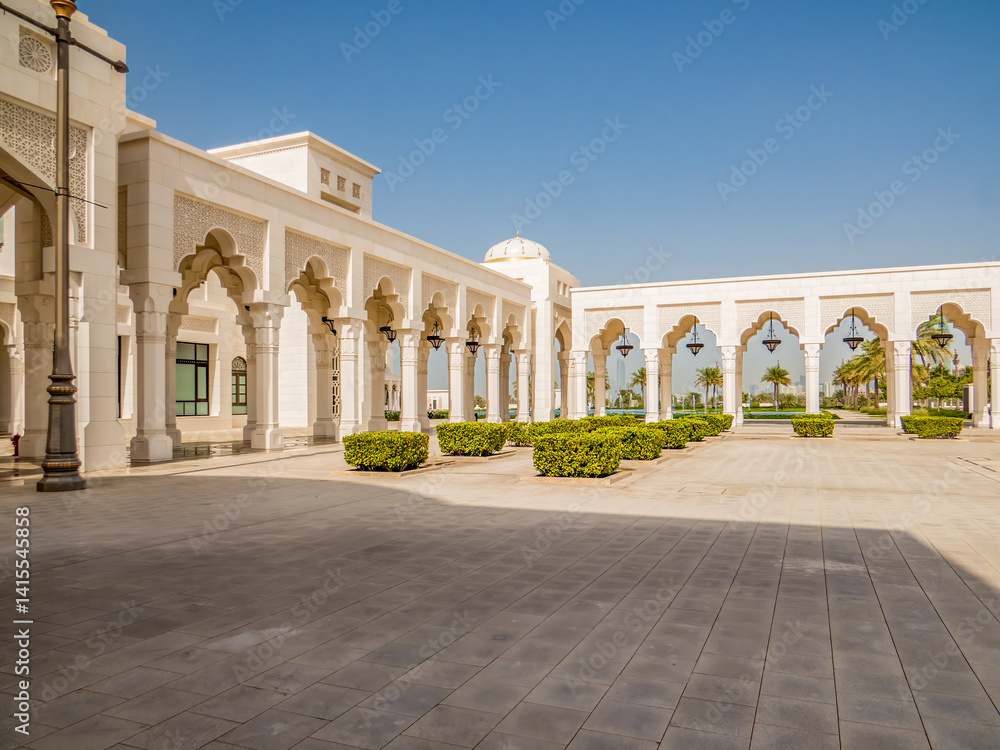Fototapeta premium ABU DHABI, UAE. Qasr Al-Watan presidential palace.