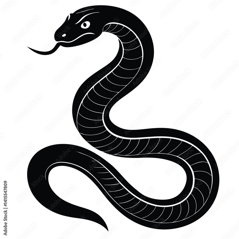 Fototapeta premium Monitor Lizard Illustration