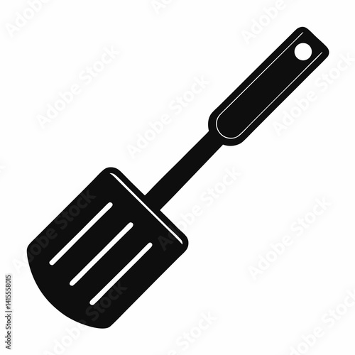 Spatula Icon Silhouette for Cooking and Kitchen Tools