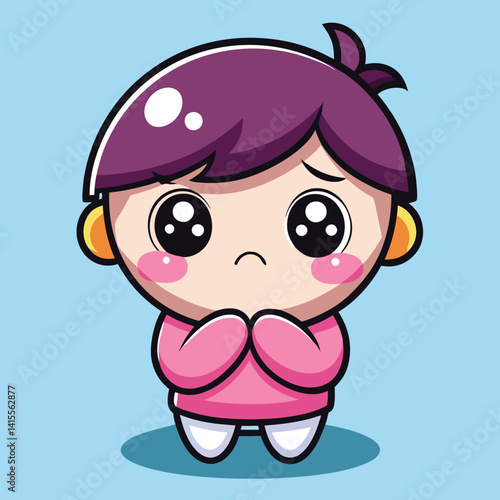 Sad anime girl