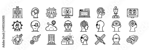 Artificial Intelligence & Tech Innovation Icons