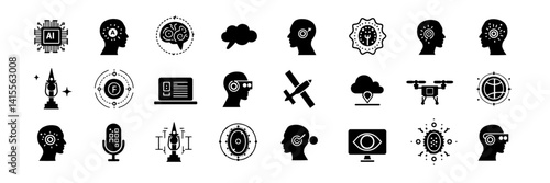 Artificial Intelligence & Tech Innovation Icons