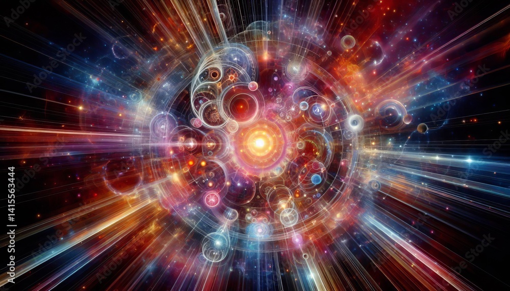 Cosmic lensed ephemeral fractal synergy bridging Cosmic lensed ephemeral fractal synergy bridging