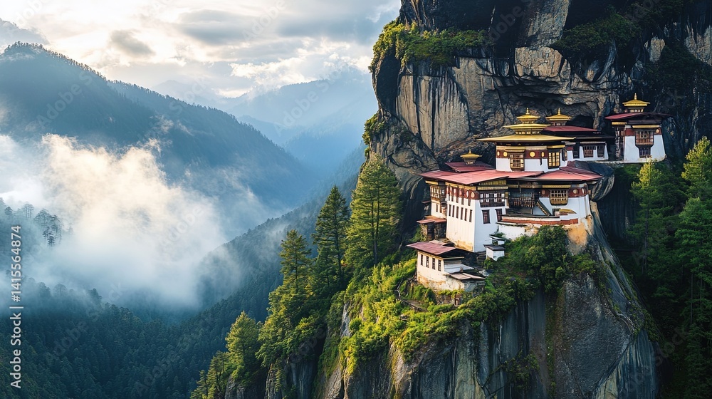 Naklejka premium Taktsang Monastery (Tiger's Nest), Bhutan