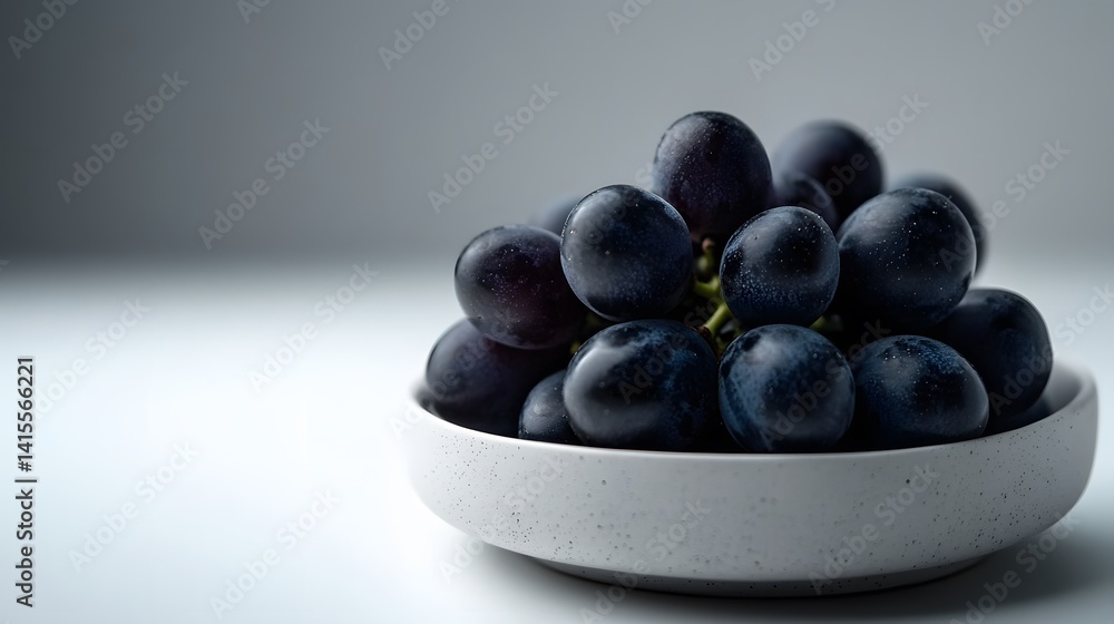 fresh grapes on a white background fresh grapes on a white background