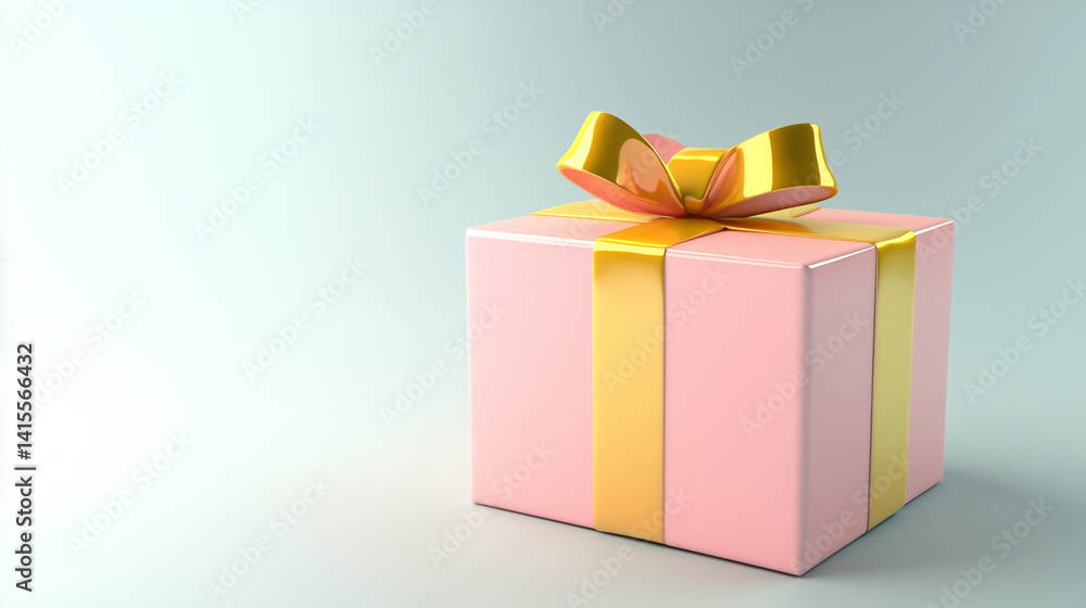 Fototapeta premium 3d gift box - banner design -xopy text – perfect for holiday sales, online store promotions, seasonal marketing materials, or festive invitations