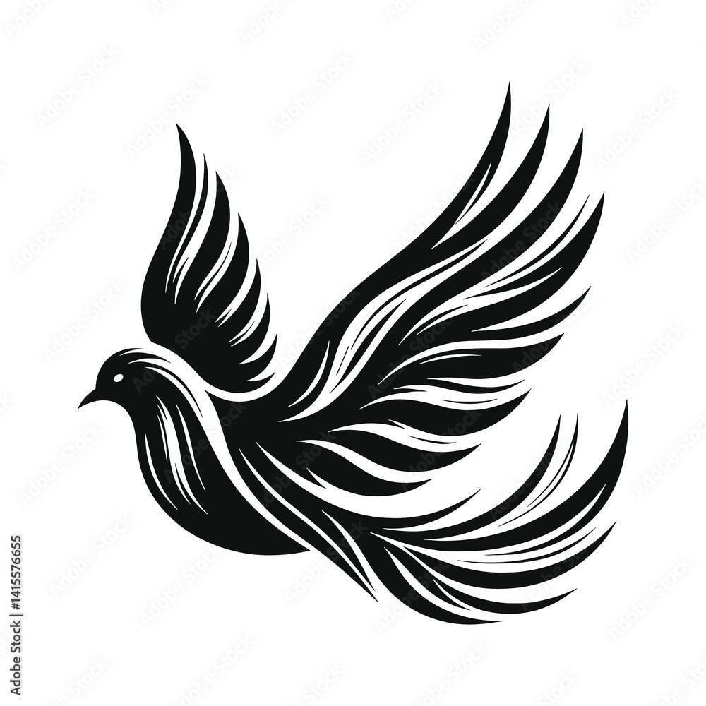 Obraz premium Bird Logo Vector Design