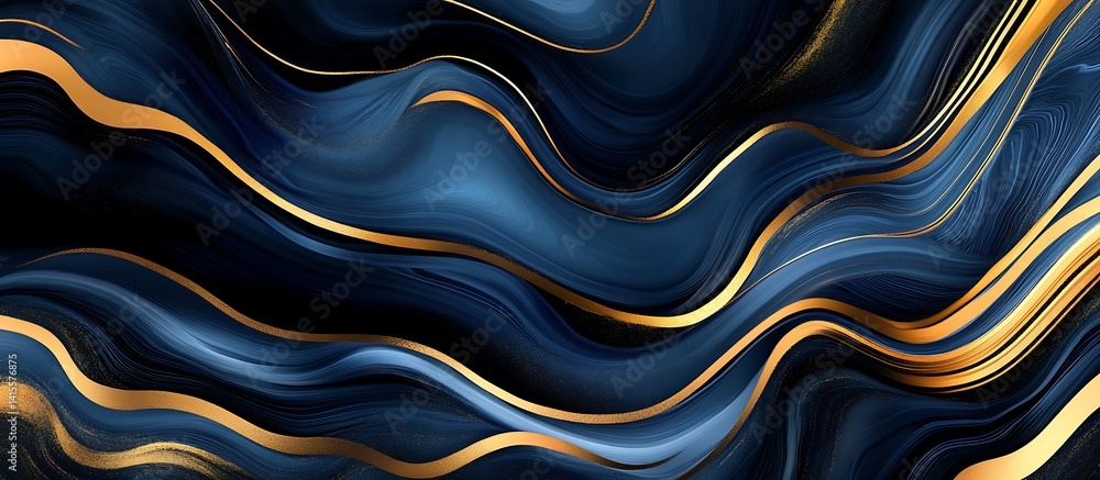 Naklejka premium Abstract Liquid Marble Design
