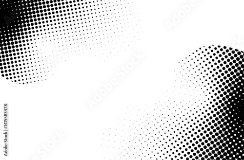 Wallpaper Mural Black and white dotted halftone background,vector abstract grunge texture Torontodigital.ca