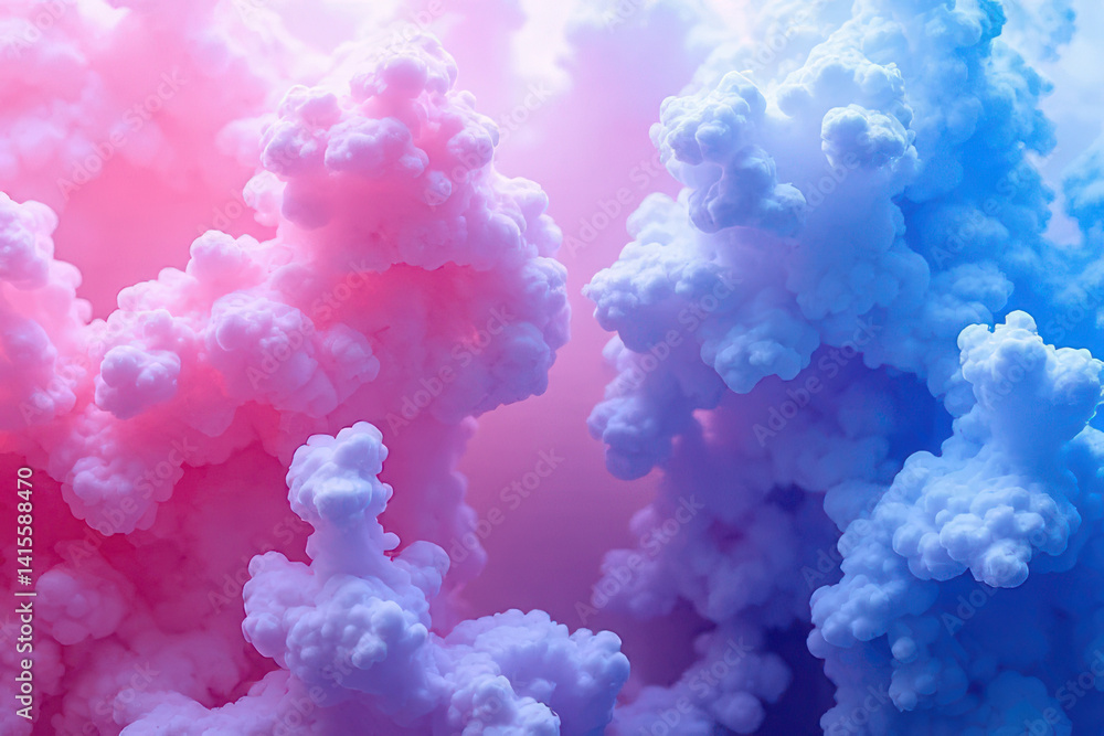 Obraz premium Mesmerizing Ink in Water Photography: Swirling Colors Create Dreamlike Patterns