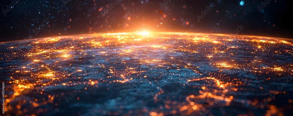 Interconnected global business expansion across the world