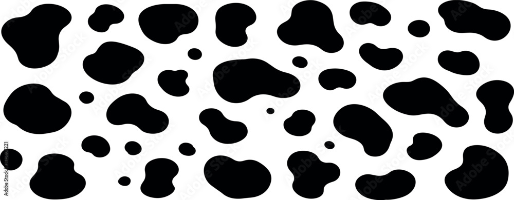 Fototapeta premium Abstract organic shape round irregular form set. Liquid organic blob curve fluid shape figure. Abstract liquid bubble, wavy different form. Soft round oval pattern background.