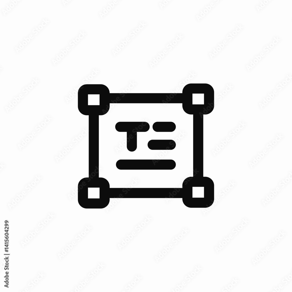 crop text icon sign vector crop text icon sign vector