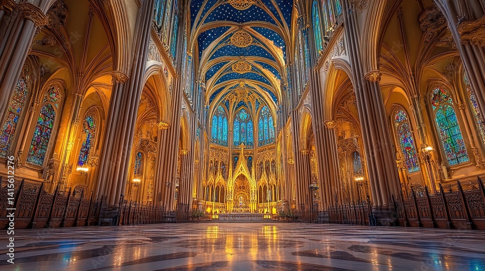 Fototapeta premium Grand Cathedral Interior