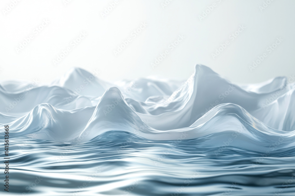 White wave breaking on gray shore, foam splashing, seagulls scattered nearby. White wave breaking on gray shore, foam splashing, seagulls scattered nearby.