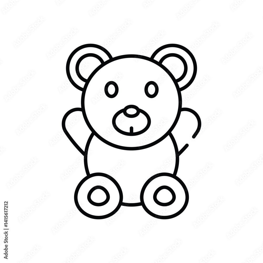 Teddy Bear Vector icon Teddy Bear Vector icon