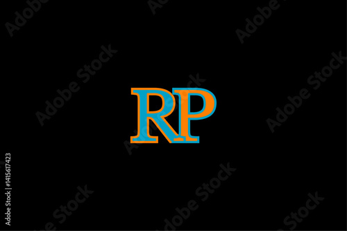 RP Logo Design Template – Creative Initial Letter Concept for Sleek Branding & Professional Visual Identity