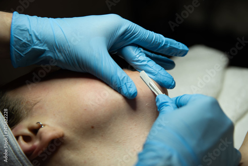 Wallpaper Mural Woman getting facial at spa Torontodigital.ca
