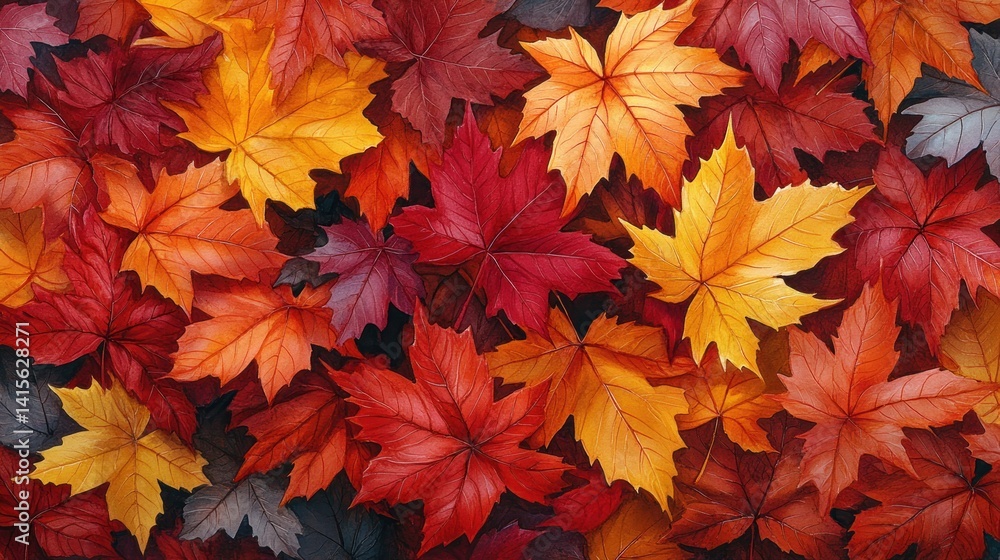 Vibrant Autumn Leaves Vibrant Autumn Leaves