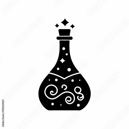 creative Silhouette elixir Icon Vector Illustration