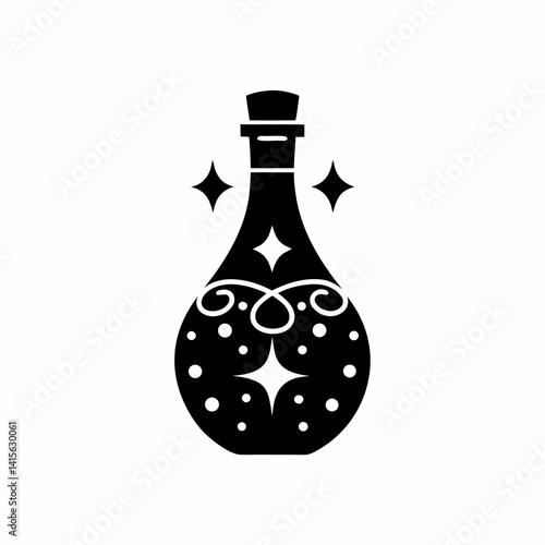 creative Silhouette elixir Icon Vector Illustration