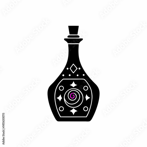 creative Silhouette elixir Icon Vector Illustration