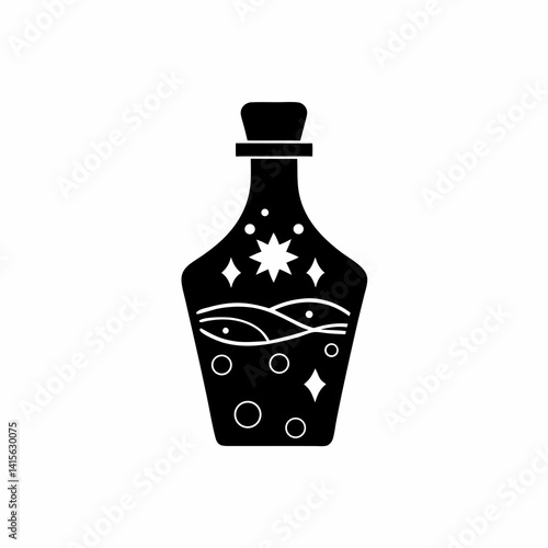 creative Silhouette elixir Icon Vector Illustration