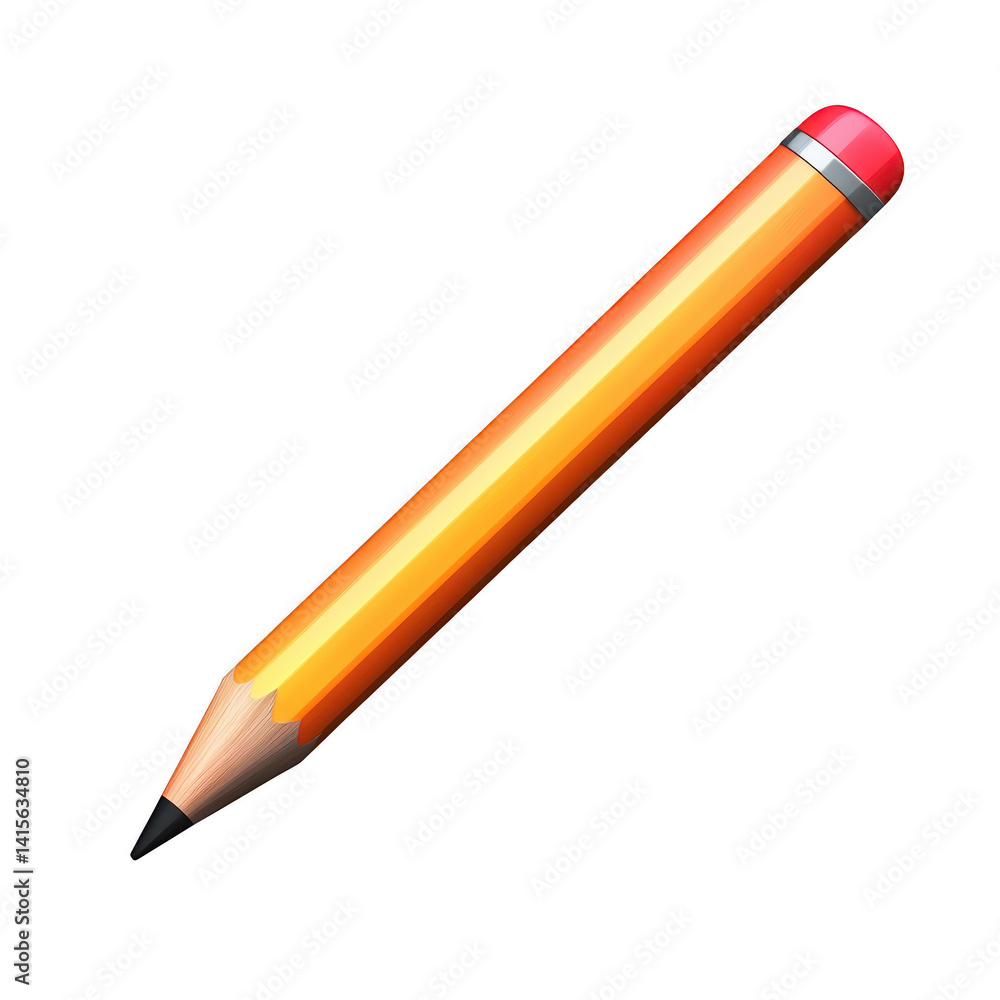 Pencil png isolated in 3d cartoon transparent using for presentation. Pencil png isolated in 3d cartoon transparent using for presentation.