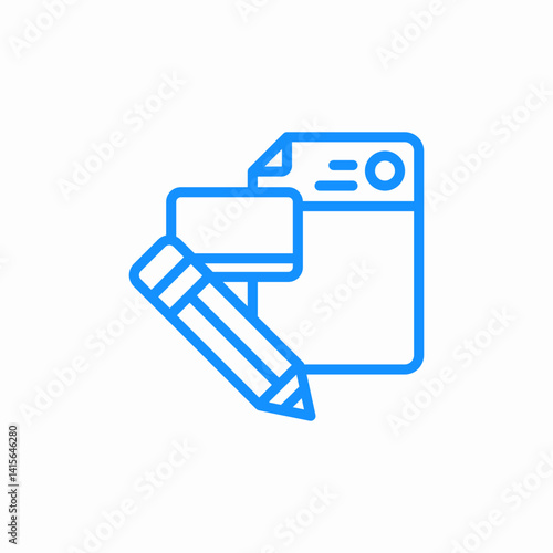 text document icon sign vector