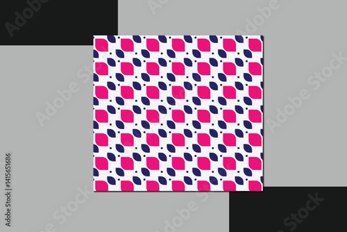 Simple pattern design template
