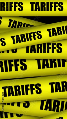 Tariffs Video Loop – Complex Web of Global Trade Restrictions