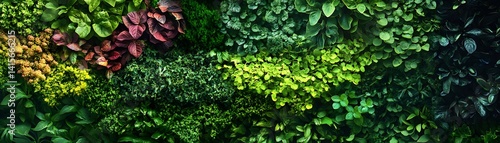 Wallpaper Mural Organic vertical garden cultivating fresh herbs urban healthcare oasis wellness environment serene viewpoint Torontodigital.ca