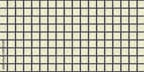 Abstract pattern of squares with drawn lines inside