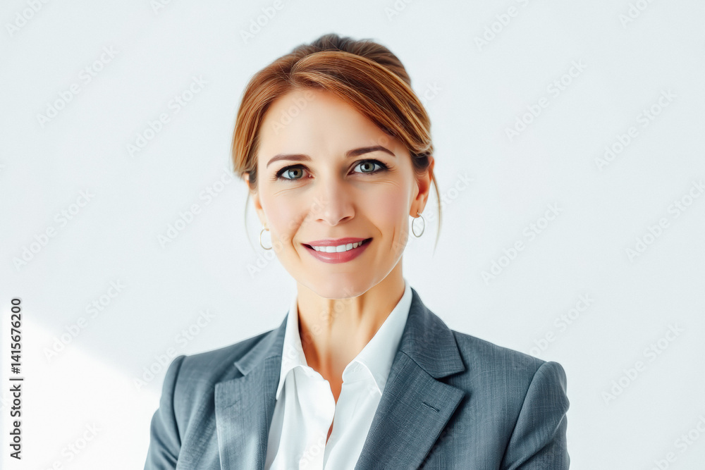Confident Businesswoman Portrait Studio Shot Confident Businesswoman Portrait Studio Shot