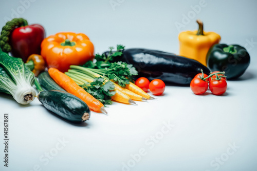 Assortment of Fresh Colorful Vegetables