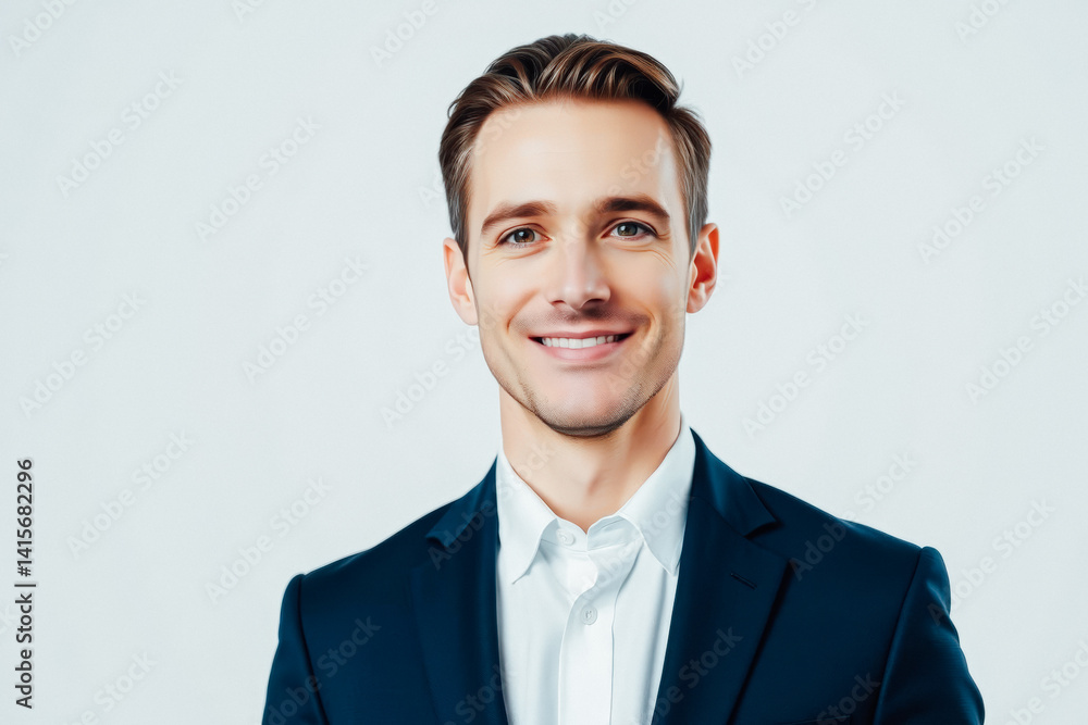 Confident Businessman Smiling Portrait