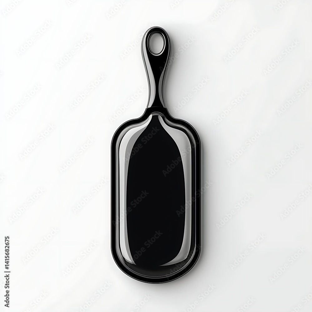 Black Kitchen Utensil with Glossy Finish Ideal for Culinary Use and Food Preparation Black Kitchen Utensil with Glossy Finish Ideal for Culinary Use and Food Preparation