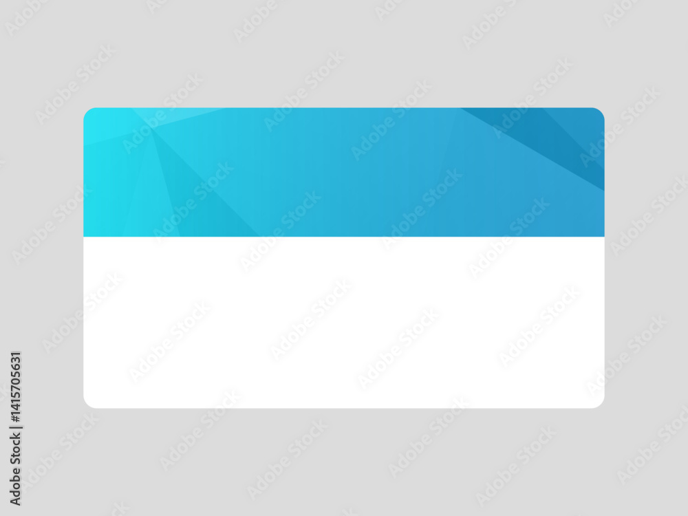 Obraz premium Corporate abstract LinkedIn profile header mockup