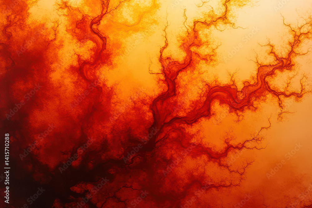 Obraz premium Mesmerizing Abstract Photography: Swirling Ink in Water Creates Dreamlike Patterns