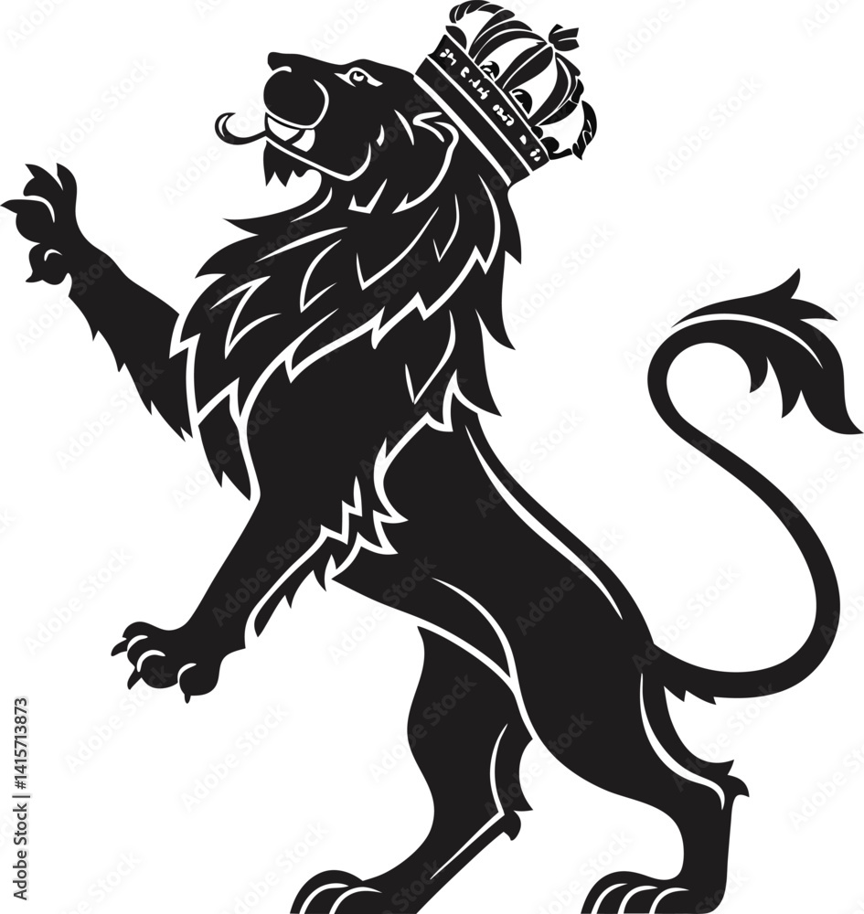 Fototapeta premium lion vector illustration